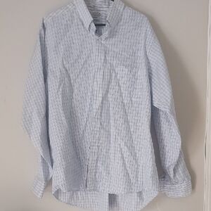 Men's Blue Checkered Shirt